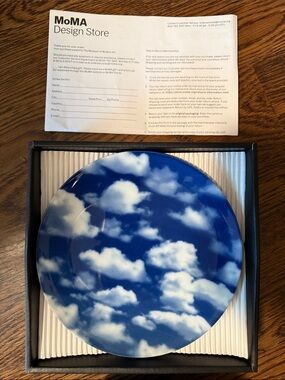 MoMA design store  Cloud Pattern Decorative Plates set of 4 - cloud pattern